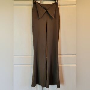 Halara Fold Over High Waist Flared Legging Pants